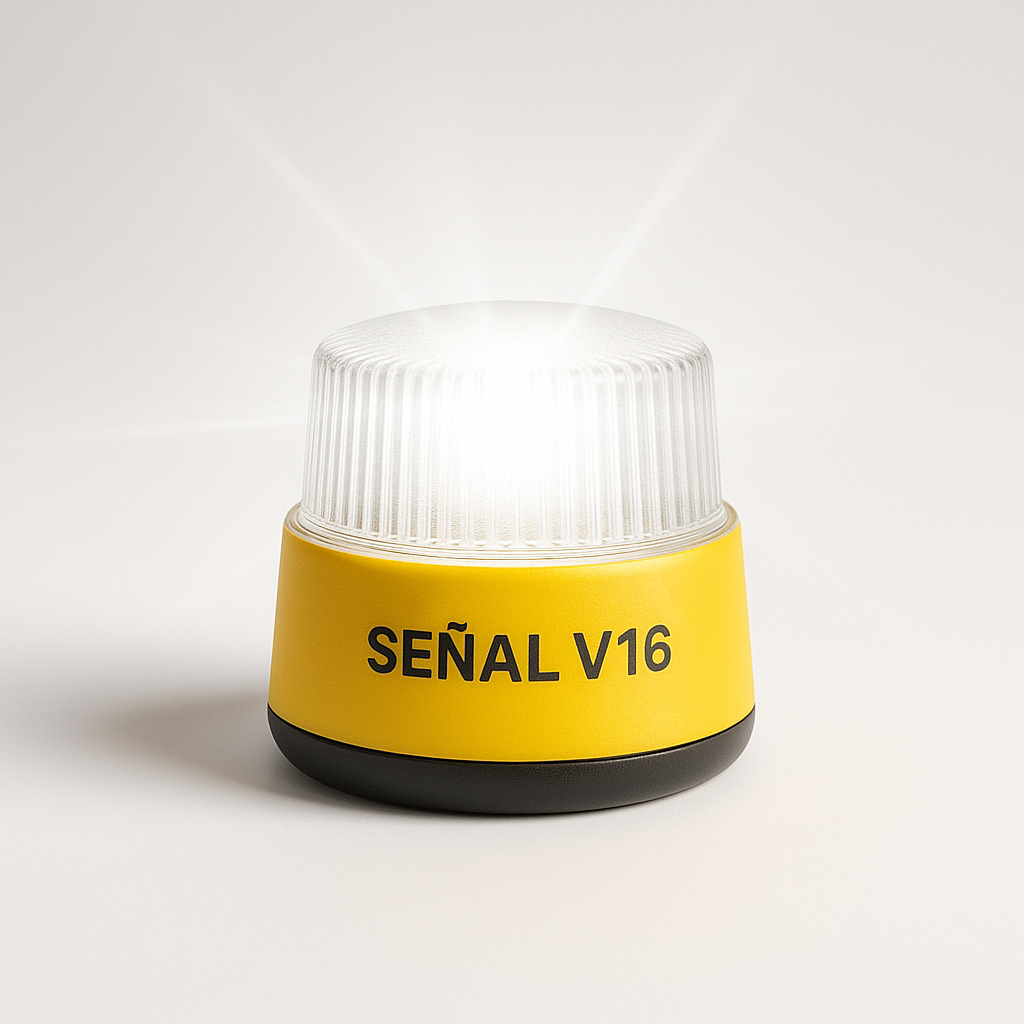 Señal V16 - baliza luminosa